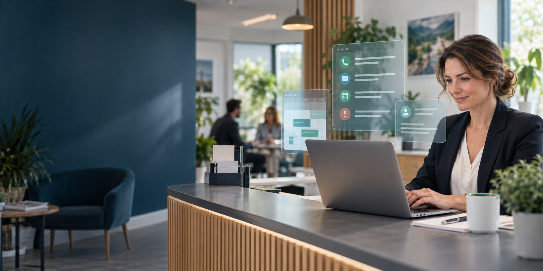 Accueil client assisté par un agent IA supervisé